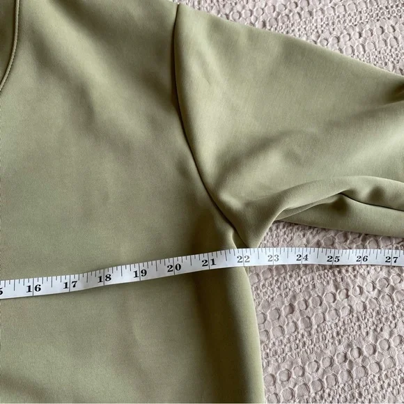 NWOT A New Day Sandwash Sweatshirt V Neck Pull Over Light Green Small Athleisure - Picture 10 of 11